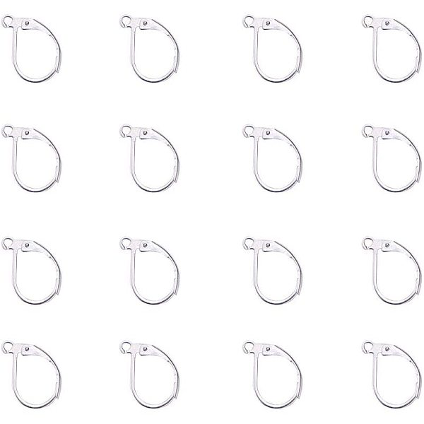 PandaHall 20pcs 304L Stainless Steel Lever Back Hoop Earrings, Stainless Steel Color, 15x10mm 304 Stainless Steel
PandaHall 20pcs 304L Stainless Steel Lever Back Hoop Earrings, Stainless Steel Color, 15x10mm 304 Stainless Steel