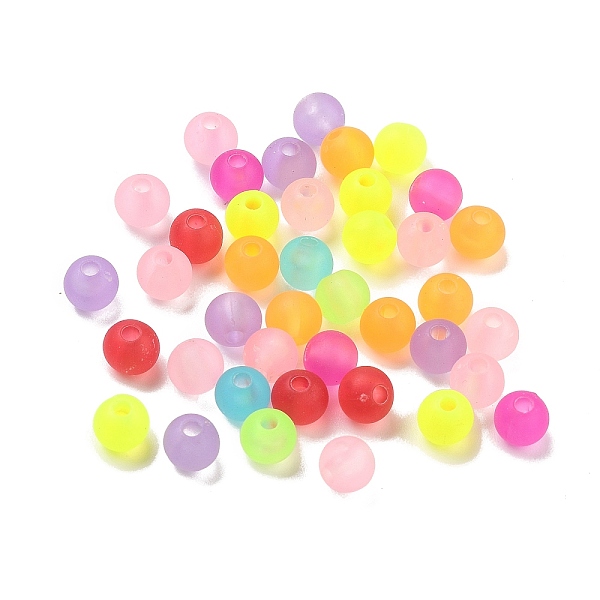 PandaHall Plastic Beads, Frosted, Round, Mixed Color, 6mm, Hole: 1mm, about 4165pcs/500g Plastic Round Multicolor
PandaHall Plastic Beads, Frosted, Round, Mixed Color, 6mm, Hole: 1mm, about 4165pcs/500g Plastic Round Multicolor