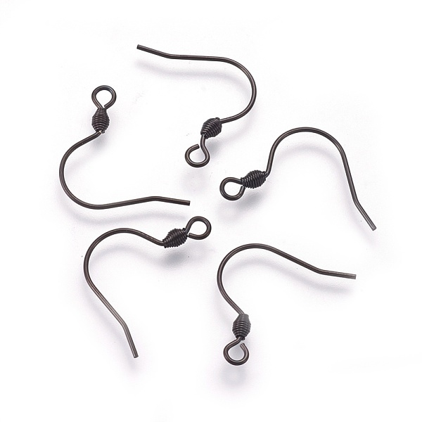 PandaHall 304 Stainless Steel Earring Hooks, with Horizontal Loop, Electrophoresis Black, 18x18x2mm, Hole: 1.5mm, 20 Gauge, Pin: 0.8mm 304...
PandaHall 304 Stainless Steel Earring Hooks, with Horizontal Loop, Electrophoresis Black, 18x18x2mm, Hole: 1.5mm, 20 Gauge, Pin: 0.8mm 304...