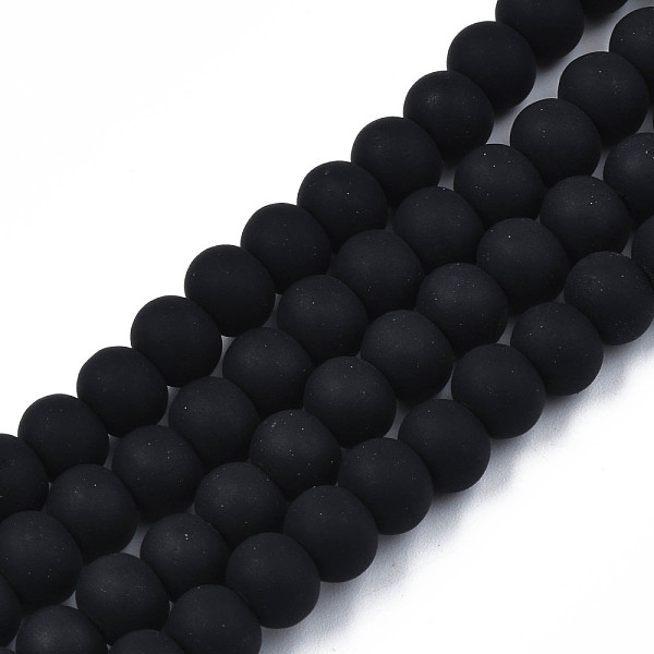 PandaHall Handmade Polymer Clay Beads Strands, for DIY Jewelry Crafts Supplies, Round, Black, 7x5.5mm, Hole: 1.6mm, about 69pcs/strand...
PandaHall Handmade Polymer Clay Beads Strands, for DIY Jewelry Crafts Supplies, Round, Black, 7x5.5mm, Hole: 1.6mm, about 69pcs/strand...