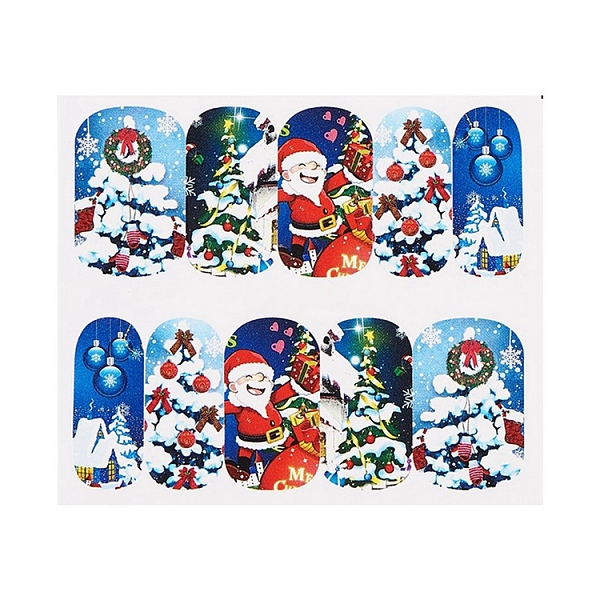 PandaHall Christmas Series Nail Art Full-Cover Sticker, Mixed Santa Claus Snowman Deer Nail Art Wrap, for Women Girls Winter Nails...
PandaHall Christmas Series Nail Art Full-Cover Sticker, Mixed Santa Claus Snowman Deer Nail Art Wrap, for Women Girls Winter Nails...
