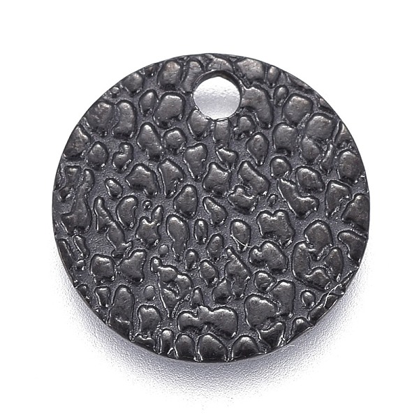 PandaHall 304 Stainless Steel Charms, Textured, Laser Cut, Flat Round, Electrophoresis Black, 10x0.8mm, Hole: 1.4mm 304 Stainless Steel Flat...
PandaHall 304 Stainless Steel Charms, Textured, Laser Cut, Flat Round, Electrophoresis Black, 10x0.8mm, Hole: 1.4mm 304 Stainless Steel Flat...