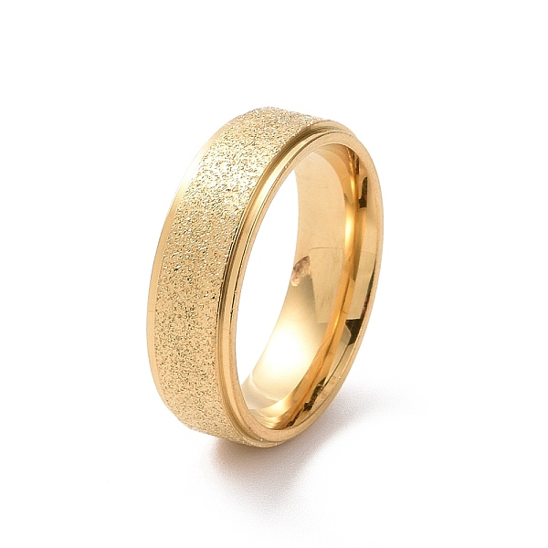 PandaHall Textured 201 Stainless Steel Flat Finger Ring for Women, Golden, Inner Diameter: 17mm 201 Stainless Steel
PandaHall Textured 201 Stainless Steel Flat Finger Ring for Women, Golden, Inner Diameter: 17mm 201 Stainless Steel
