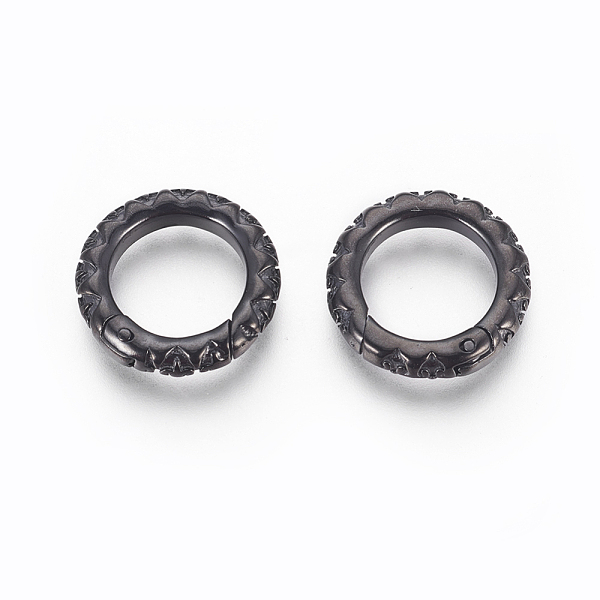 PandaHall 304 Stainless Steel Spring Gate Rings, O Rings, Gunmetal, 23x3.5mm, Inner Diameter: 17mm 304 Stainless Steel
PandaHall 304 Stainless Steel Spring Gate Rings, O Rings, Gunmetal, 23x3.5mm, Inner Diameter: 17mm 304 Stainless Steel