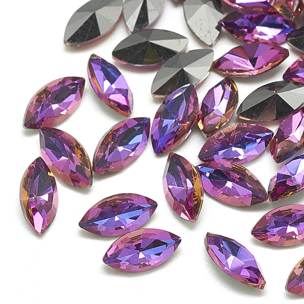 PandaHall DIY Pointed Back K9 Glass Rhinestone Cabochons, Random Color Back Plated, Faceted, Horse Eye, Violet Blue, 10x5x2.5mm Glass...
PandaHall DIY Pointed Back K9 Glass Rhinestone Cabochons, Random Color Back Plated, Faceted, Horse Eye, Violet Blue, 10x5x2.5mm Glass...