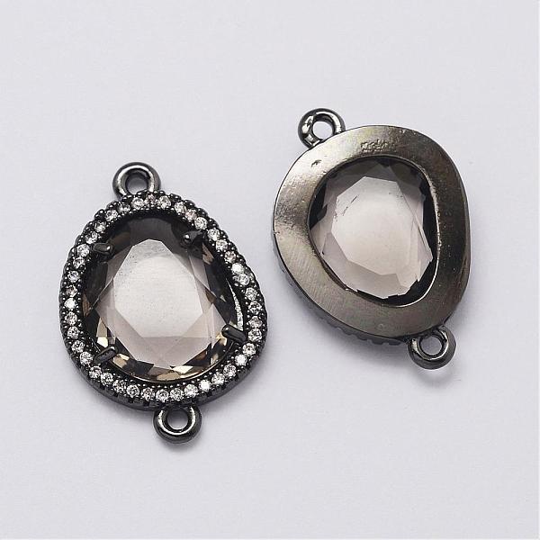 PandaHall Brass Micro Pave Cubic Zirconia Links, with Glass, teardrop, Cadmium Free & Lead Free, Gray, 24x17x4mm, Hole: 1.5mm Glass Teardrop...
PandaHall Brass Micro Pave Cubic Zirconia Links, with Glass, teardrop, Cadmium Free & Lead Free, Gray, 24x17x4mm, Hole: 1.5mm Glass Teardrop...