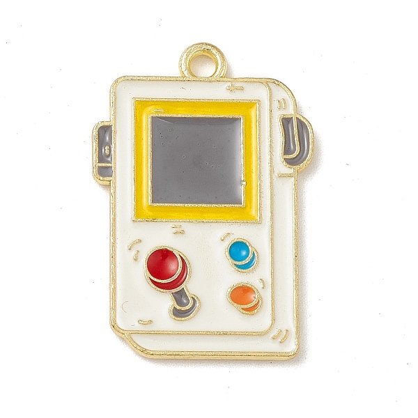 PandaHall Rack Plating Alloy Enamel Pendants, Light Gold, Game Console, Floral White, 25x17x1.4mm, Hole: 1.8mm Alloy+Enamel Others
PandaHall Rack Plating Alloy Enamel Pendants, Light Gold, Game Console, Floral White, 25x17x1.4mm, Hole: 1.8mm Alloy+Enamel Others