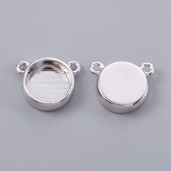 PandaHall DIY Pendant Making, Brass Charms Cabochon Settings and Glass Cabochons, Flat Round, Clear, Platinum, 7.5~8x3mm Brass+Glass Clear
PandaHall DIY Pendant Making, Brass Charms Cabochon Settings and Glass Cabochons, Flat Round, Clear, Platinum, 7.5~8x3mm Brass+Glass Clear