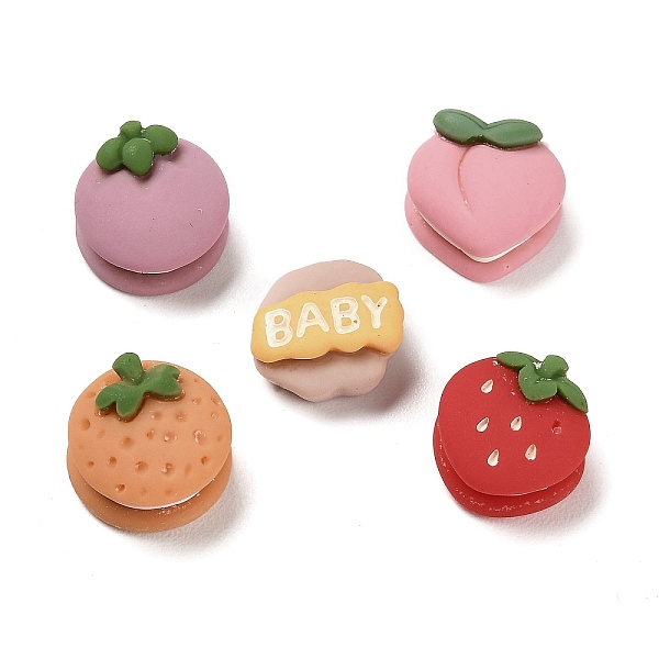PandaHall Opaque Resin Cabochons, Fruits, Mixed Color, 12.5~13x12.5~13x6~9mm Resin Fruit Multicolor
PandaHall Opaque Resin Cabochons, Fruits, Mixed Color, 12.5~13x12.5~13x6~9mm Resin Fruit Multicolor