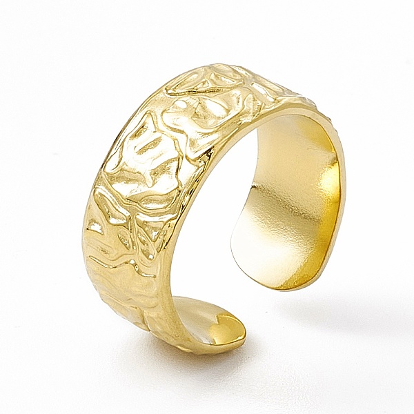 PandaHall Ion Plating(IP) 304 Stainless Steel Cuff Ring for Women, Hammered Wide Band Open Rings, Real 14K Gold Plated, 8.5mm, Inner...
PandaHall Ion Plating(IP) 304 Stainless Steel Cuff Ring for Women, Hammered Wide Band Open Rings, Real 14K Gold Plated, 8.5mm, Inner...