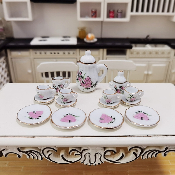 PandaHall Mini Ceramic Tea Sets, including Cup, Teapot, Saucer, Micro Landscape Garden Dollhouse Accessories, Pretending Prop Decorations...
PandaHall Mini Ceramic Tea Sets, including Cup, Teapot, Saucer, Micro Landscape Garden Dollhouse Accessories, Pretending Prop Decorations...