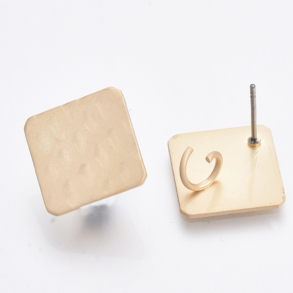 PandaHall Smooth Surface Iron Stud Earring Findings, with Loop, Raw(Unplated) Pins, Cadmium Free & Lead Free, Rhombus, Matte Gold Color...
PandaHall Smooth Surface Iron Stud Earring Findings, with Loop, Raw(Unplated) Pins, Cadmium Free & Lead Free, Rhombus, Matte Gold Color...