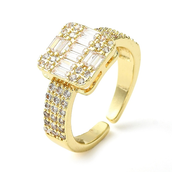 PandaHall Brass Micro Pave Cubic Zirconia Ring, Long-Lasting Plated, Square, Golden, US Size 8 1/2(18.5mm) Brass+Cubic Zirconia Square Clear
PandaHall Brass Micro Pave Cubic Zirconia Ring, Long-Lasting Plated, Square, Golden, US Size 8 1/2(18.5mm) Brass+Cubic Zirconia Square Clear