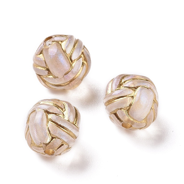PandaHall Plating Transparent Acrylic Beads, Golden Metal Enlaced, Cuju, Clear, 11x10mm, Hole: 1.8mm, 770pcs/500g Acrylic Round Clear
PandaHall Plating Transparent Acrylic Beads, Golden Metal Enlaced, Cuju, Clear, 11x10mm, Hole: 1.8mm, 770pcs/500g Acrylic Round Clear