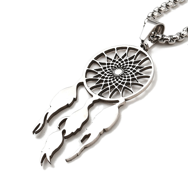PandaHall 201 Stainless Steel Pendant Necklaces, 23.70 inch(60.2cm), Feather: 46.5x19.5x1.5mm 201 Stainless Steel Others
PandaHall 201 Stainless Steel Pendant Necklaces, 23.70 inch(60.2cm), Feather: 46.5x19.5x1.5mm 201 Stainless Steel Others