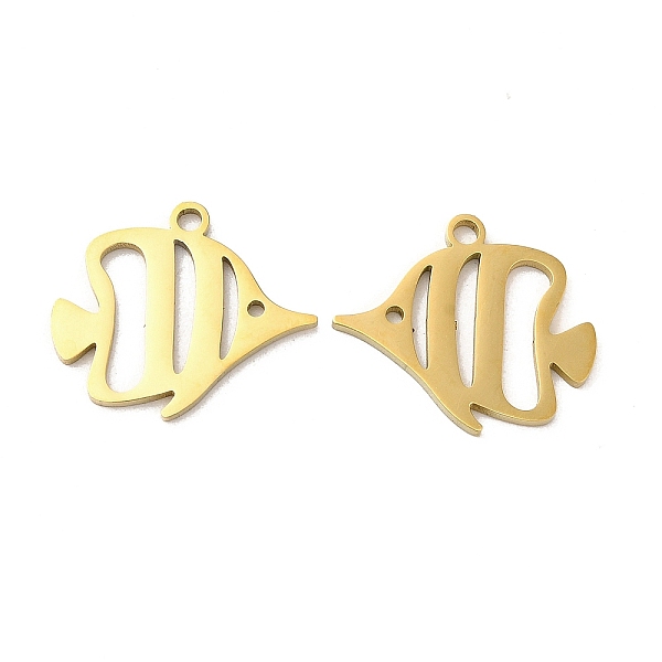 PandaHall Ion Plating(IP) 304 Stainless Steel Pendants, Fish Charm, Real 18K Gold Plated, 18x20.5x1.5mm, Hole: 1.8mm 304 Stainless Steel...
PandaHall Ion Plating(IP) 304 Stainless Steel Pendants, Fish Charm, Real 18K Gold Plated, 18x20.5x1.5mm, Hole: 1.8mm 304 Stainless Steel...