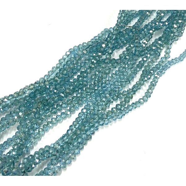 PandaHall Faceted Rondelle Half Rainbow Plated Transparent Electroplate Glass Beads Strands, Pale Turquoise, 3.5x2mm, Hole: 0.5mm, about...
PandaHall Faceted Rondelle Half Rainbow Plated Transparent Electroplate Glass Beads Strands, Pale Turquoise, 3.5x2mm, Hole: 0.5mm, about...