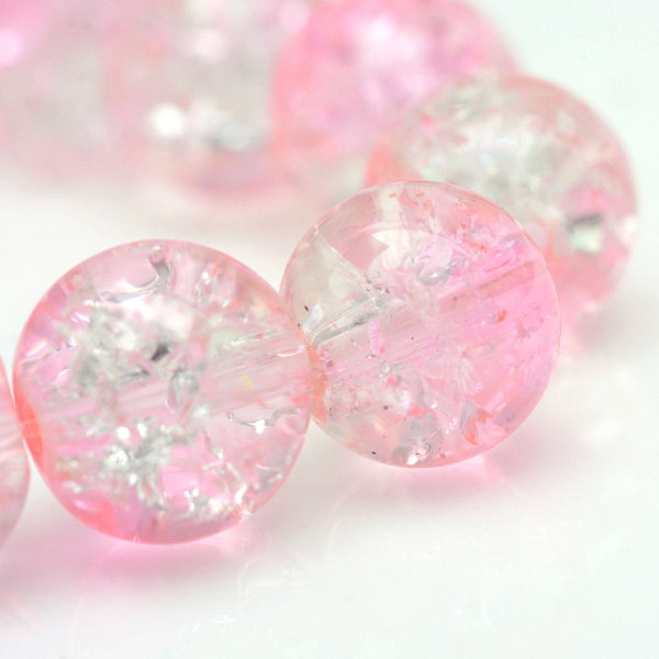 PandaHall Baking Painted Crackle Glass Beads Strands, Round, Pink, 6mm, Hole: 1.3~1.6mm, about 133pcs/strand, 31.4 inch Glass Round Pink
PandaHall Baking Painted Crackle Glass Beads Strands, Round, Pink, 6mm, Hole: 1.3~1.6mm, about 133pcs/strand, 31.4 inch Glass Round Pink