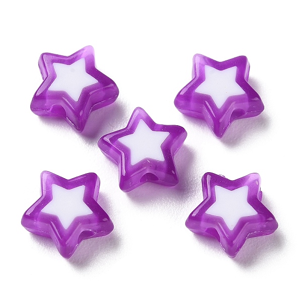 PandaHall Star Acrylic Beads, Bead in Bead, Medium Orchid, 8.5x9x4mm, Hole: 1.8mm, about 2941pcs/500g Acrylic Star
PandaHall Star Acrylic Beads, Bead in Bead, Medium Orchid, 8.5x9x4mm, Hole: 1.8mm, about 2941pcs/500g Acrylic Star
