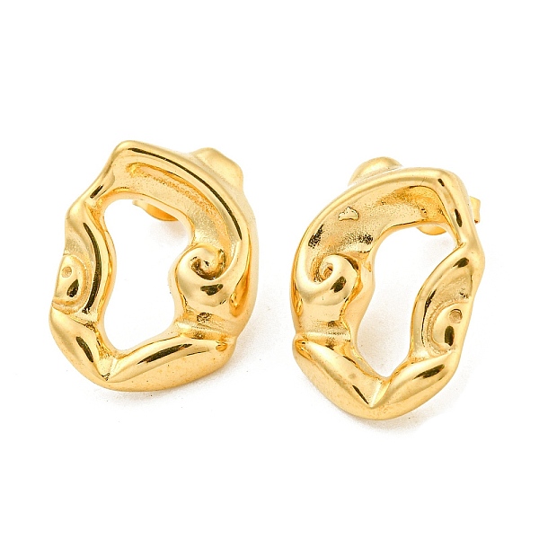 PandaHall Ion Plating(IP) 304 Stainless Steel Stud Earrings, Twist Oval, Golden, 23x18mm 304 Stainless Steel Oval
PandaHall Ion Plating(IP) 304 Stainless Steel Stud Earrings, Twist Oval, Golden, 23x18mm 304 Stainless Steel Oval