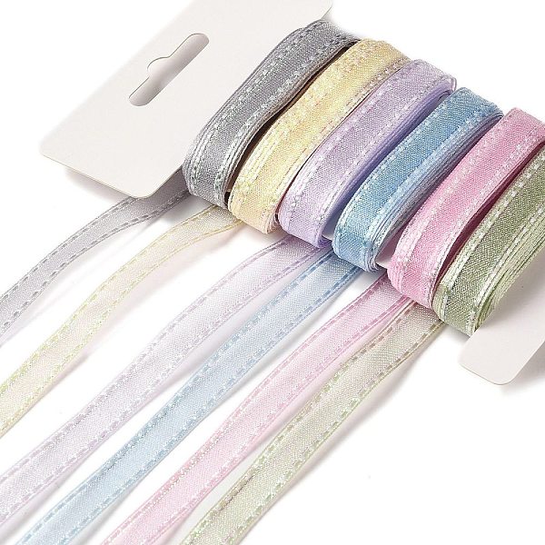 PandaHall Polyester and Nylon Ribbon Sets, for Bowknot Making, Gift Wrapping, Mixed Color, 3/8 inch(9~11mm), about 5.00 Yards(4.57m)/Bag..., Multicolor
PandaHall Polyester and Nylon Ribbon Sets, for Bowknot Making, Gift Wrapping, Mixed Color, 3/8 inch(9~11mm), about 5.00 Yards(4.57m)/Bag..., Multicolor