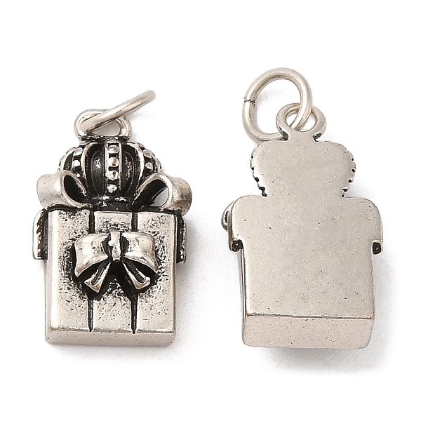 PandaHall Rack Plating Brass Pendants, with Jump Ring, Lead Free & Cadmium Free, Long-Lasting Plated, Gift Box Charm, Antique Silver...
PandaHall Rack Plating Brass Pendants, with Jump Ring, Lead Free & Cadmium Free, Long-Lasting Plated, Gift Box Charm, Antique Silver...