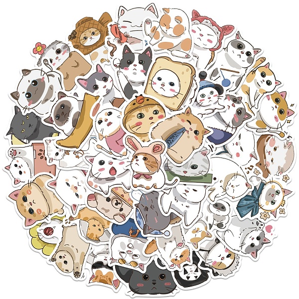 PandaHall Colorful Cartoon Cat Paper Stickers, Vinyl Waterproof Decals, for Water Bottles Laptop Phone Skateboard Decoration, Mixed Color..., Multicolor
PandaHall Colorful Cartoon Cat Paper Stickers, Vinyl Waterproof Decals, for Water Bottles Laptop Phone Skateboard Decoration, Mixed Color..., Multicolor