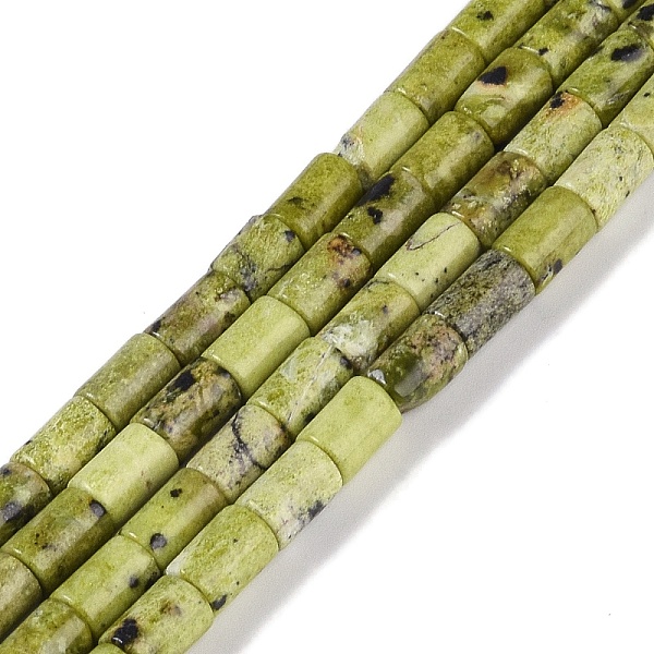 PandaHall Natural Yellow Turquoise(Jasper) Beads Strands, Column, 7.5~8.5x5~6mm, Hole: 1mm, about 45~46pcs/strand, 14.69~15.04 inch...
PandaHall Natural Yellow Turquoise(Jasper) Beads Strands, Column, 7.5~8.5x5~6mm, Hole: 1mm, about 45~46pcs/strand, 14.69~15.04 inch...