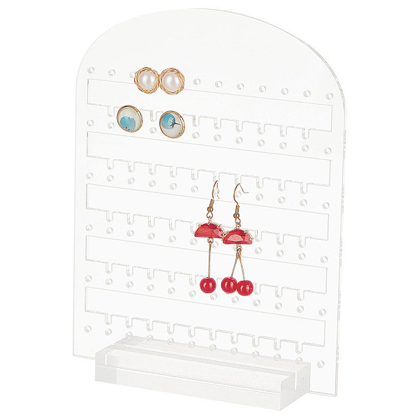 PandaHall 6-Tier Transparent Acrylic Earring Display Stands, Earring Organizer Holder, Arch Pattern, Finished Product: 4x14x18.5cm Acrylic..., Clear
PandaHall 6-Tier Transparent Acrylic Earring Display Stands, Earring Organizer Holder, Arch Pattern, Finished Product: 4x14x18.5cm Acrylic..., Clear