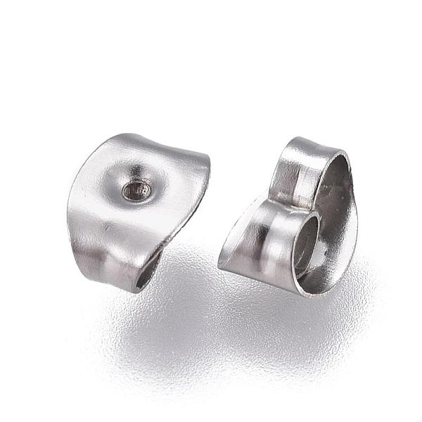 PandaHall 304 Stainless Steel Ear Nuts, Butterfly Earring Backs for Post Earrings, Stainless Steel Color, 6x4x3mm, Hole: 0.7mm 304 Stainless...
PandaHall 304 Stainless Steel Ear Nuts, Butterfly Earring Backs for Post Earrings, Stainless Steel Color, 6x4x3mm, Hole: 0.7mm 304 Stainless...
