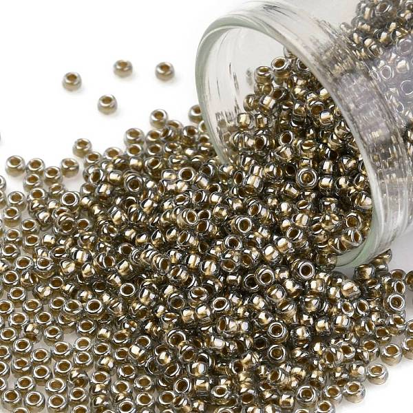 PandaHall TOHO Round Seed Beads, Japanese Seed Beads, (993) Gilt Lined Black Diamond, 11/0, 2.2mm, Hole: 0.8mm, about 5555pcs/50g Glass Gray
PandaHall TOHO Round Seed Beads, Japanese Seed Beads, (993) Gilt Lined Black Diamond, 11/0, 2.2mm, Hole: 0.8mm, about 5555pcs/50g Glass Gray