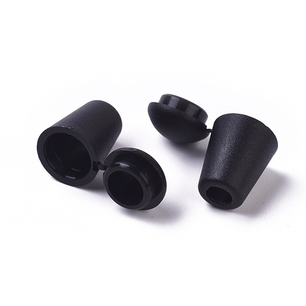 PandaHall Plastic Detachable Bell Stopper Cord Ends, with Locking Lid Cap, for Backpack Drawstrings Accessories, Black, 18x12mm, Hole: 4.5mm...
PandaHall Plastic Detachable Bell Stopper Cord Ends, with Locking Lid Cap, for Backpack Drawstrings Accessories, Black, 18x12mm, Hole: 4.5mm...