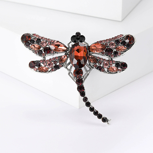 PandaHall Alloy Brooches, Rhinestone Pin, Jewely for Women, Dragonfly, Chocolate, 50x62mm Alloy+Rhinestone Dragonfly Brown
PandaHall Alloy Brooches, Rhinestone Pin, Jewely for Women, Dragonfly, Chocolate, 50x62mm Alloy+Rhinestone Dragonfly Brown