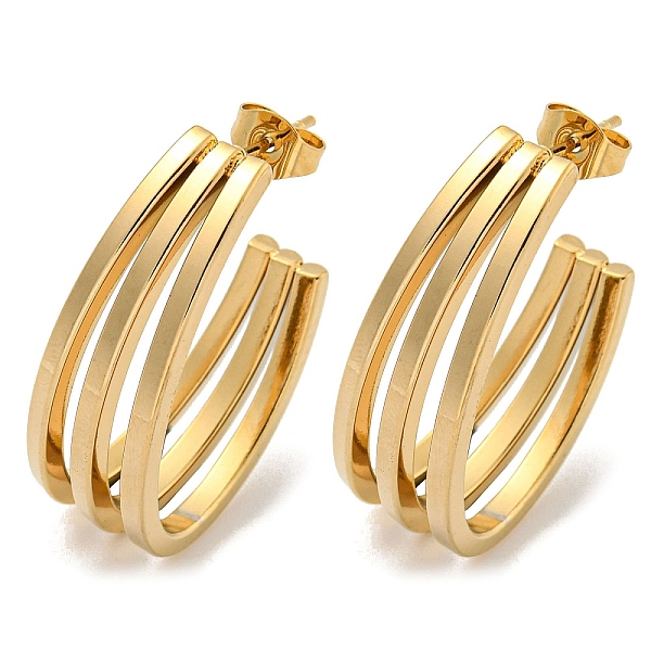PandaHall Letter C 202 Stainless Steel Multi Layered Stud Earrings, with 304 Stainless Steel Pins for Women, Golden, 30.5x10~11mm 202...
PandaHall Letter C 202 Stainless Steel Multi Layered Stud Earrings, with 304 Stainless Steel Pins for Women, Golden, 30.5x10~11mm 202...