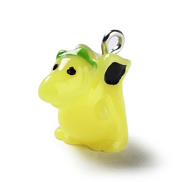 PandaHall Opaque Resin Pendants, Dinosaur Charms with Platinum Plated Iron Loops, Champagne Yellow, 15x17.5x10.5mm, Hole: 1.6mm Iron+Resin...
PandaHall Opaque Resin Pendants, Dinosaur Charms with Platinum Plated Iron Loops, Champagne Yellow, 15x17.5x10.5mm, Hole: 1.6mm Iron+Resin...