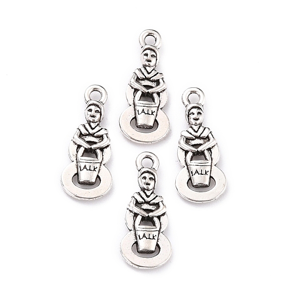 PandaHall Tibetan Style Alloy Pendants, Number 8 with Human, Cadmium Free & Nickel Free & Lead Free, Antique Silver, 22.5x9.5x3.5mm, Hole...
PandaHall Tibetan Style Alloy Pendants, Number 8 with Human, Cadmium Free & Nickel Free & Lead Free, Antique Silver, 22.5x9.5x3.5mm, Hole...