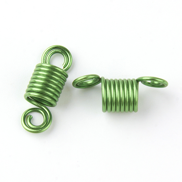 PandaHall Aluminum Hair Coil Cuffs, Dreadlock Accessories, Spiral Hair Decoration, Eight Loops, Lime Green, 22~23x8mm, Hole: 3mm Aluminum...
PandaHall Aluminum Hair Coil Cuffs, Dreadlock Accessories, Spiral Hair Decoration, Eight Loops, Lime Green, 22~23x8mm, Hole: 3mm Aluminum...