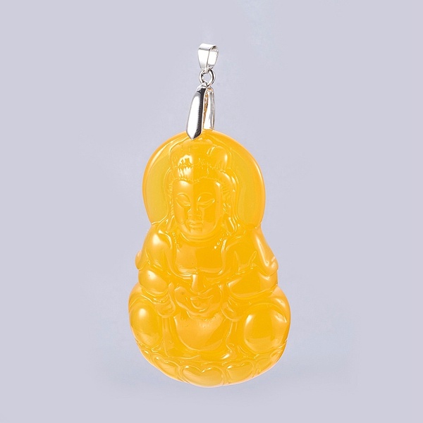 PandaHall Resin Big Pendants, with Alloy Findings, Buddha, Orange, 70.5x45.5x13.5mm, Hole: 4x6.5mm Alloy+Resin Others Orange
PandaHall Resin Big Pendants, with Alloy Findings, Buddha, Orange, 70.5x45.5x13.5mm, Hole: 4x6.5mm Alloy+Resin Others Orange