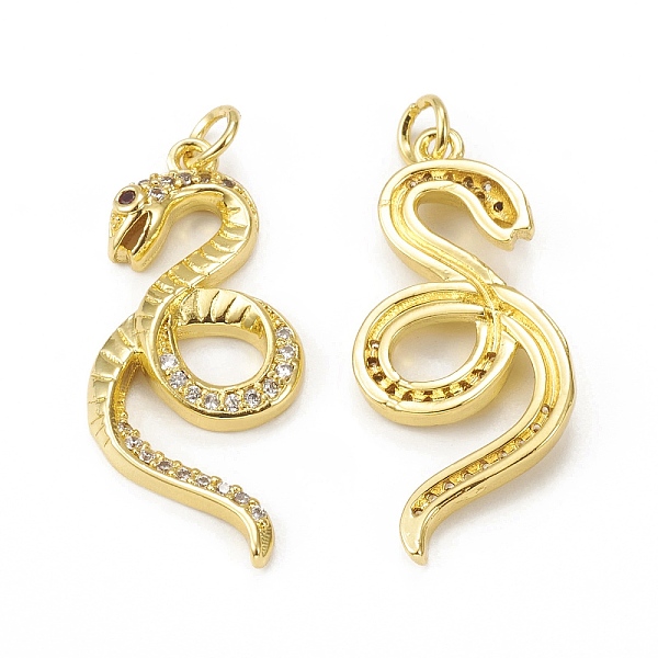 PandaHall Brass Micro Pave Cubic Zirconia Pendants, with Jump Ring, Snake Charm, Golden, 30.5x13.5x2.5mm, Hole: 3mm Brass+Cubic Zirconia..., Clear
PandaHall Brass Micro Pave Cubic Zirconia Pendants, with Jump Ring, Snake Charm, Golden, 30.5x13.5x2.5mm, Hole: 3mm Brass+Cubic Zirconia..., Clear