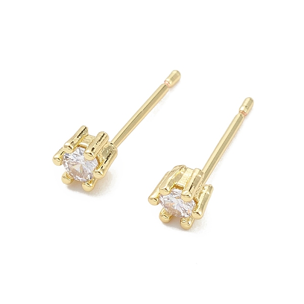 PandaHall Rack Plating Brass Cubic Zirconia Stud Earrings for Women, Long-Lasting Plated, Lead Free & Cadmium Free, Real 18K Gold Plated..., Clear
PandaHall Rack Plating Brass Cubic Zirconia Stud Earrings for Women, Long-Lasting Plated, Lead Free & Cadmium Free, Real 18K Gold Plated..., Clear