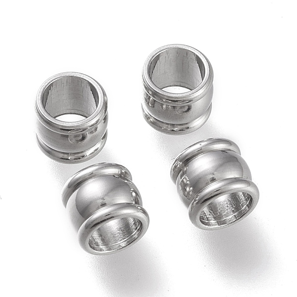 PandaHall 201 Stainless Steel European Beads, Large Hole Beads, Column, Stainless Steel Color, 7x6mm, Hole: 5mm 201 Stainless Steel Column
PandaHall 201 Stainless Steel European Beads, Large Hole Beads, Column, Stainless Steel Color, 7x6mm, Hole: 5mm 201 Stainless Steel Column