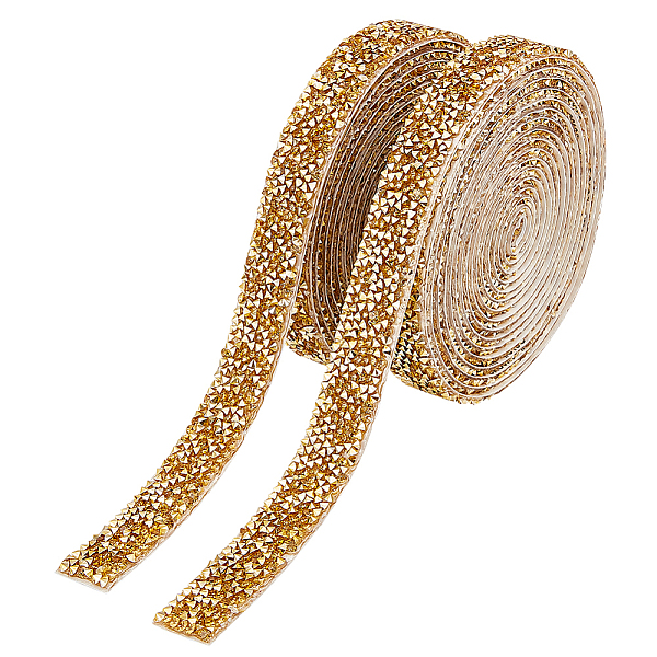 PandaHall Self Adhesive Rhinestone Tape, Sparkling Resin Rhinestone Ribbon, for Costume Accessories, Belt Decoration, Light Topaz, 15x2.6mm..., Yellow
PandaHall Self Adhesive Rhinestone Tape, Sparkling Resin Rhinestone Ribbon, for Costume Accessories, Belt Decoration, Light Topaz, 15x2.6mm..., Yellow