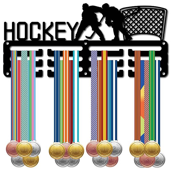 PandaHall Sports Theme Iron Medal Hanger Holder Display Wall Rack, 3-Line, with Screws, Hockey, Sports, 130x290mm Iron Sports Black
PandaHall Sports Theme Iron Medal Hanger Holder Display Wall Rack, 3-Line, with Screws, Hockey, Sports, 130x290mm Iron Sports Black