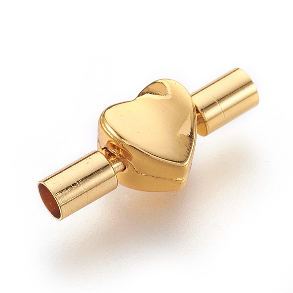 PandaHall 316 Surgical Stainless Steel European Style Clasps, Heart, Golden, 22x9x7.5mm, Hole: 3.4mm 316 Surgical Stainless Steel Heart
PandaHall 316 Surgical Stainless Steel European Style Clasps, Heart, Golden, 22x9x7.5mm, Hole: 3.4mm 316 Surgical Stainless Steel Heart
