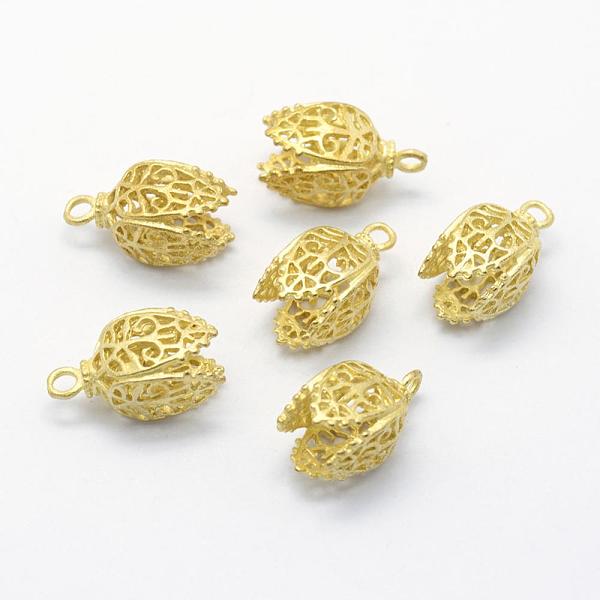 PandaHall Brass Hollow Bead Cap Bails, Filigree Leaf, 4-Petal, Lead Free & Cadmium Free & Nickel Free, Raw(Unplated), 19.5x10.5x10.5mm, Hole...
PandaHall Brass Hollow Bead Cap Bails, Filigree Leaf, 4-Petal, Lead Free & Cadmium Free & Nickel Free, Raw(Unplated), 19.5x10.5x10.5mm, Hole...