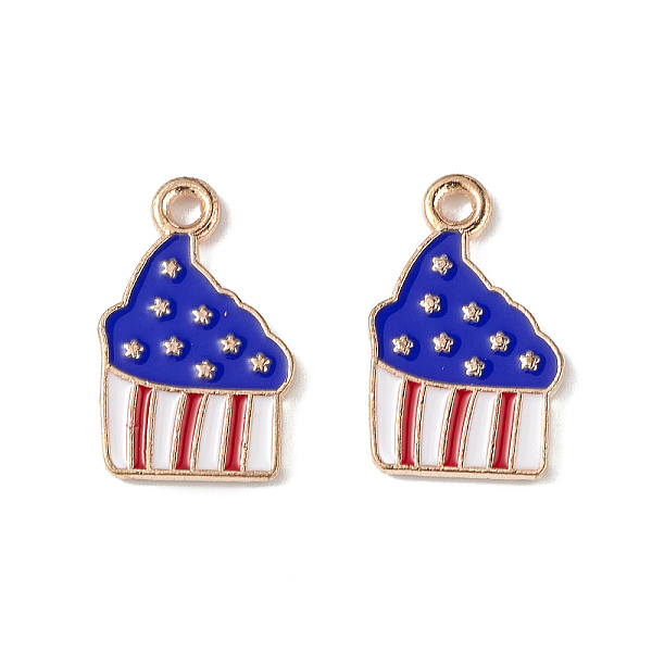 PandaHall American Flag Style Alloy Enamel Pendants, Light Gold, Cake Charm, Blue, 18x11x1.5mm, Hole: 2mm Alloy+Enamel Others Blue
PandaHall American Flag Style Alloy Enamel Pendants, Light Gold, Cake Charm, Blue, 18x11x1.5mm, Hole: 2mm Alloy+Enamel Others Blue
