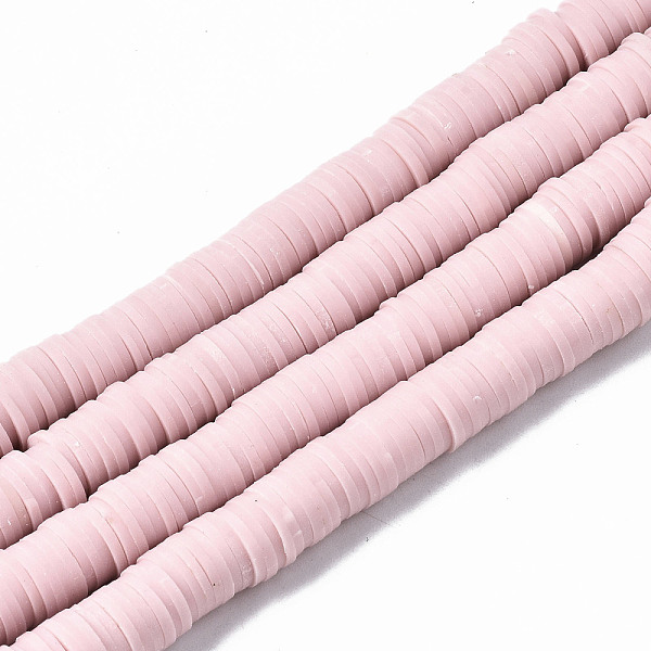PandaHall Handmade Polymer Clay Beads Strands, for DIY Jewelry Crafts Supplies, Heishi Beads, Disc/Flat Round, Misty Rose, 8x0.5~1mm, Hole...
PandaHall Handmade Polymer Clay Beads Strands, for DIY Jewelry Crafts Supplies, Heishi Beads, Disc/Flat Round, Misty Rose, 8x0.5~1mm, Hole...