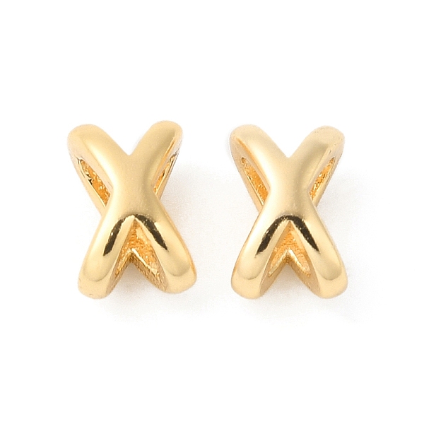 PandaHall Brass Beads, Letter.X, Real 18K Gold Plated, 7.5x5x4.5mm, Hole: 5x2mm Brass Letter X
PandaHall Brass Beads, Letter.X, Real 18K Gold Plated, 7.5x5x4.5mm, Hole: 5x2mm Brass Letter X