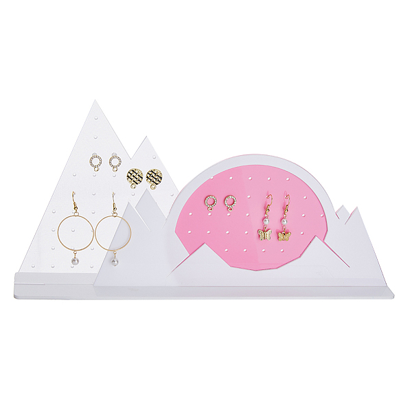 PandaHall Acrylic Earring Display Stands, Mountain with Sun Earring Stud Organizer Holder, Clear, Finish Product: 30x0.5x15cm Acrylic Others...
PandaHall Acrylic Earring Display Stands, Mountain with Sun Earring Stud Organizer Holder, Clear, Finish Product: 30x0.5x15cm Acrylic Others...