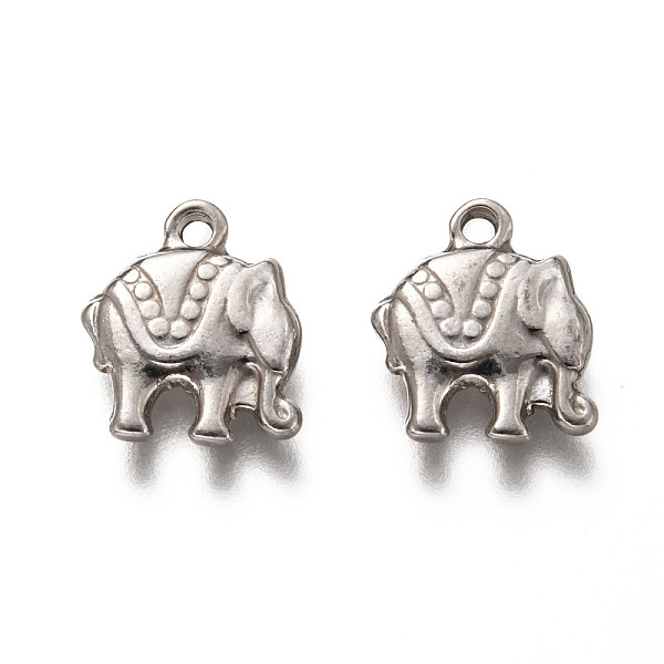 PandaHall 201 Stainless Steel Pendants, Elephant, Stainless Steel Color, 13.5x11.5x3mm, Hole: 1.5mm 201 Stainless Steel Elephant
PandaHall 201 Stainless Steel Pendants, Elephant, Stainless Steel Color, 13.5x11.5x3mm, Hole: 1.5mm 201 Stainless Steel Elephant